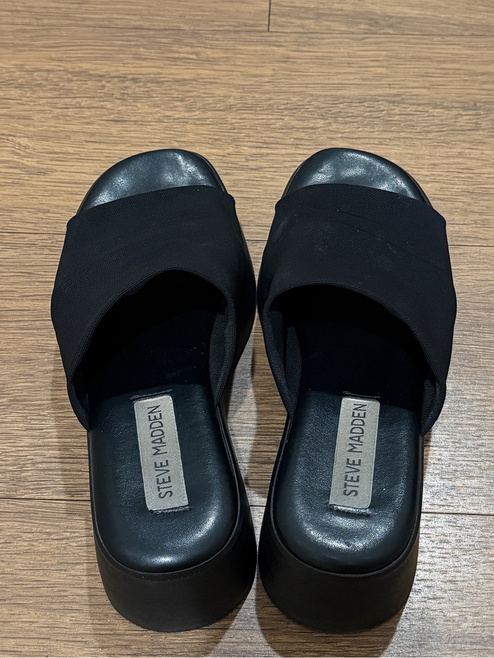 Steve Madden SLINKY30 BLACK Womens Size 36